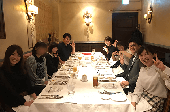毎月の豪華食事会